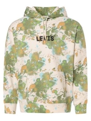 Zdjęcie produktu Levi's Męska bluza z kapturem Mężczyźni Materiał dresowy wielokolorowy|zielony|biały wzorzysty,