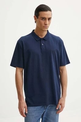 Zdjęcie produktu Levi's polo bawełniane kolor niebieski gładki A6735