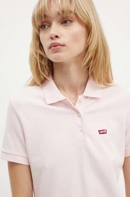 Zdjęcie produktu Levi's polo damski kolor różowy