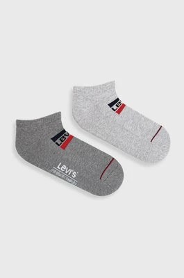 Zdjęcie produktu Levi's skarpetki (2-pack) męskie kolor szary 37157.0767-greycombo