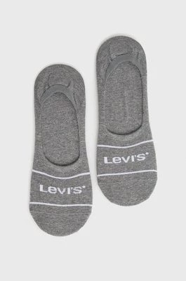 Zdjęcie produktu Levi's skarpetki (2-pack) męskie kolor szary