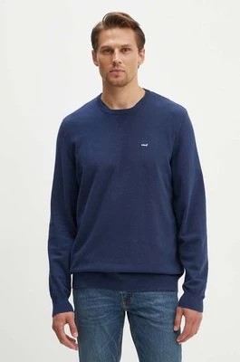 Zdjęcie produktu Levi's sweter męski kolor granatowy lekki z golferm