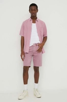 Zdjęcie produktu Levi's szorty bawełniane kolor różowy