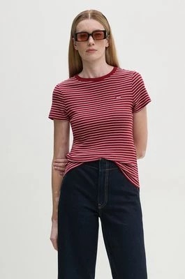 Zdjęcie produktu Levi's t-shirt bawełniany damski kolor czerwony 000KK