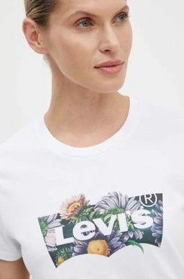 Zdjęcie produktu Levi's t-shirt bawełniany damski kolor niebieski 17369