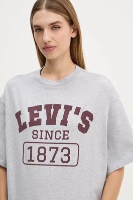 Zdjęcie produktu Levi's t-shirt bawełniany damski kolor szary 000G4