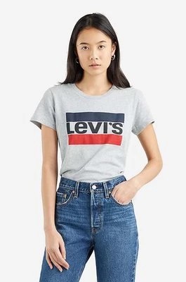 Zdjęcie produktu Levi's t-shirt bawełniany The Perfect Tee kolor szary 17369.1687-SZARY