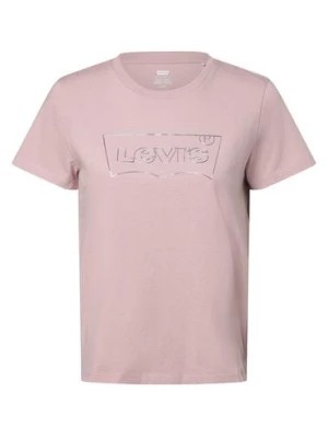 Zdjęcie produktu Levi's T-shirt damski Kobiety Bawełna różowy jednolity,