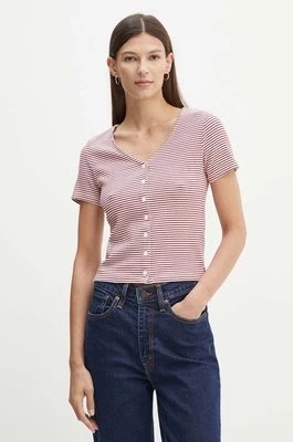 Zdjęcie produktu Levi's t-shirt damski kolor czerwony A8782