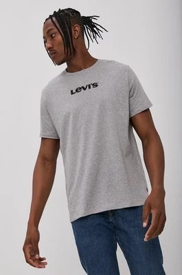 Zdjęcie produktu Levi's T-shirt męski kolor szary z nadrukiem