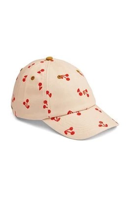 Zdjęcie produktu Liewood czapka z daszkiem bawełniana dziecięca Danny kolor czerwony wzorzysta