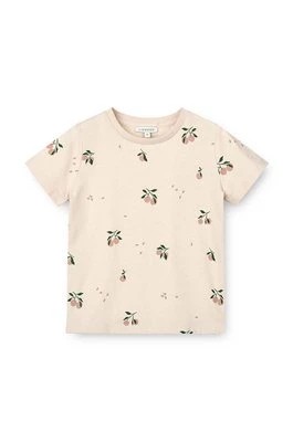 Zdjęcie produktu Liewood t-shirt bawełniany dziecięcy Apia Printed Shortsleeve T-shirt kolor różowy z nadrukiem
