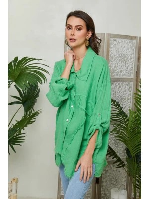 Zdjęcie produktu Lin Passion Lniana koszula w kolorze zielonym rozmiar: 36/38