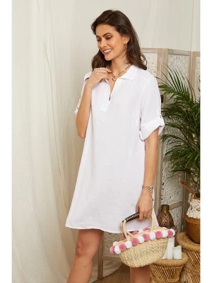 Zdjęcie produktu Lin Passion Lniana sukienka w kolorze białym rozmiar: 40/42