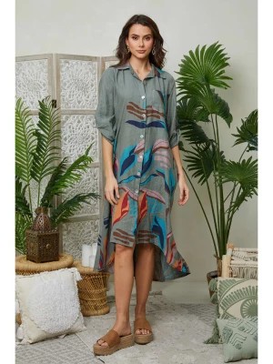 Zdjęcie produktu Lin Passion Sukienka w kolorze khaki rozmiar: 34/36