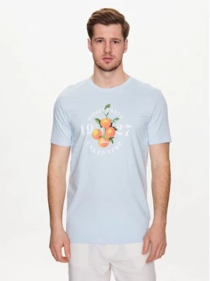 Zdjęcie produktu Lindbergh T-Shirt 30-400220 Błękitny Relaxed Fit