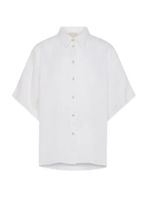 Zdjęcie produktu Linen Kimono Collar Half Sleeve Shirt Momoni