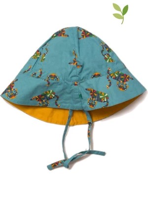 Zdjęcie produktu Little Green Radicals Dwustronny kapelusz przeciwsłoneczny w kolorze błękitno-żółtym rozmiar: 80
