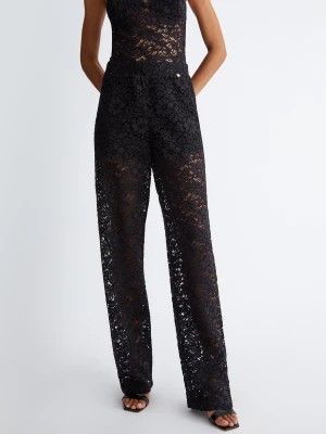 Zdjęcie produktu Liu Jo Black Macramé Lace Trousers LIUJO