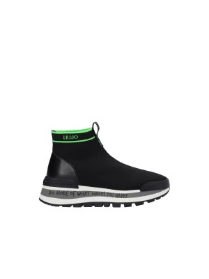 Zdjęcie produktu Liu Jo Black Open-knit Sock Sneakers LIUJO