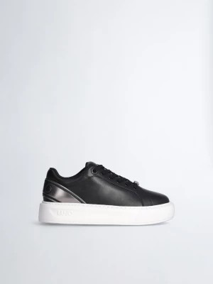 Zdjęcie produktu Liu Jo Black Sneakers With Maxi Logo LIUJO