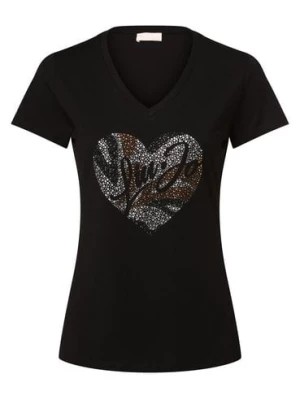 Zdjęcie produktu Liu Jo Collection T-shirt damski Kobiety Bawełna czarny jednolity,