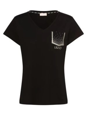 Zdjęcie produktu Liu Jo Collection T-shirt damski Kobiety Bawełna czarny nadruk,