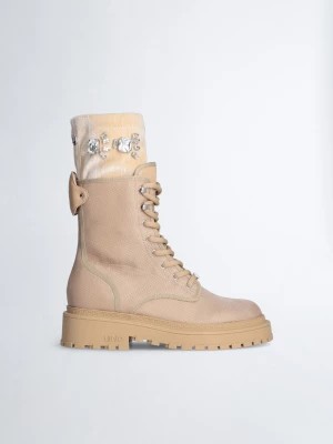 Zdjęcie produktu Liu Jo Combat Boots With Removable Jewel Gaiters LIUJO