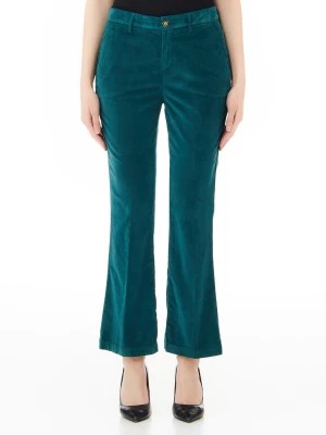 Zdjęcie produktu Liu Jo Dark Green Velvet Trousers LIUJO