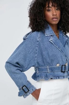 Zdjęcie produktu Liu Jo kurtka jeansowa damska kolor niebieski przejściowa oversize