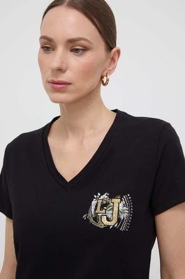 Zdjęcie produktu Liu Jo t-shirt damski kolor czarny