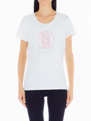 Zdjęcie produktu Liu Jo T-shirt With Logo And Gemstones LIUJO