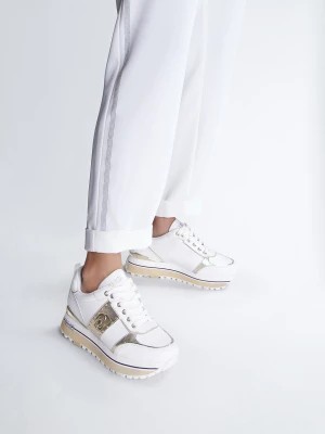 Zdjęcie produktu Liu Jo White Leather Platform Sneakers LIUJO