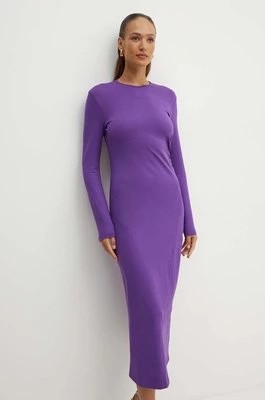 Zdjęcie produktu Liviana Conti sukienka kolor fioletowy maxi prosta F4WI22