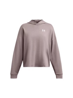 Zdjęcie produktu Longsleeve damski Under Armour UA Rival Terry Os Hoodie - beżowy