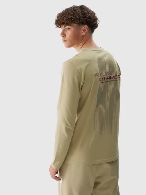 Zdjęcie produktu Longsleeve regular męski - khaki 4F