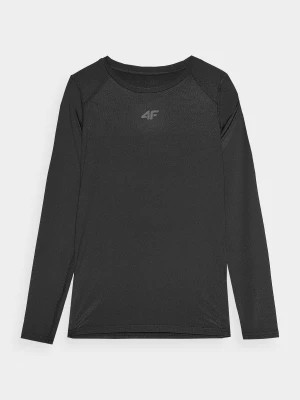 Zdjęcie produktu Longsleeve treningowy szybkoschnący damski - czarny 4F