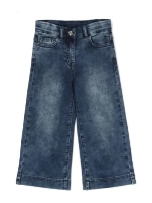 Zdjęcie produktu Looney Tunes Wide-Leg Denim Jeans Monnalisa