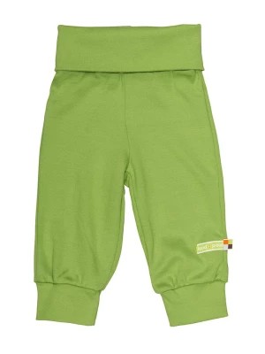 Zdjęcie produktu loud + proud Spodnie dresowe w kolorze zielonym rozmiar: 86/92