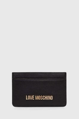 Zdjęcie produktu Love Moschino etui na karty kolor czarny JC5640PP1LLD0000