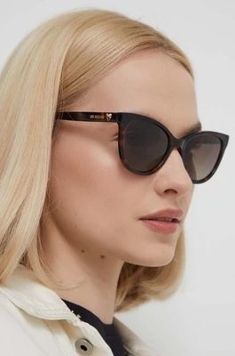 Zdjęcie produktu Love Moschino okulary przeciwsłoneczne damskie kolor brązowy MOL072/S