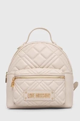 Zdjęcie produktu Love Moschino plecak damski kolor beżowy mały gładki JC4148PP1LLA0000