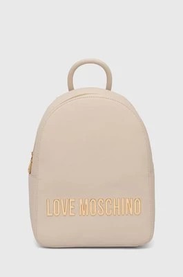 Zdjęcie produktu Love Moschino plecak damski kolor beżowy mały z aplikacją JC4193PP1LKD0000