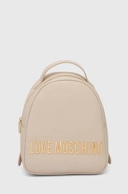 Zdjęcie produktu Love Moschino plecak damski kolor beżowy mały z aplikacją JC4197PP1LKD0000