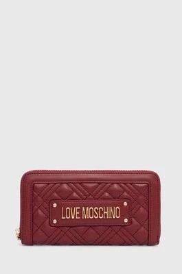 Zdjęcie produktu Love Moschino portfel damski kolor bordowy JC5600PP1LLA0000