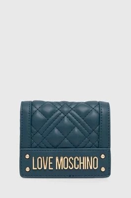 Zdjęcie produktu Love Moschino portfel damski kolor zielony JC5601PP1LLA0000