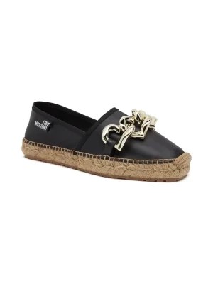 Zdjęcie produktu Love Moschino Skórzane espadryle