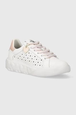 Zdjęcie produktu Love Moschino sneakersy skórzane kolor biały JA15584G0IIA110B