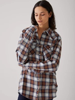 Zdjęcie produktu LTB Koszula "Nova" w kolorze jasnobrązowo-białym rozmiar: XL