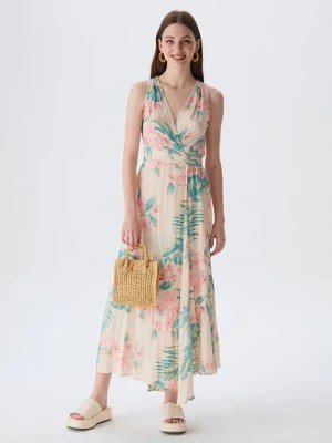 Zdjęcie produktu LTB Sukienka "Zoyapa" w kolorze beżowym rozmiar: S